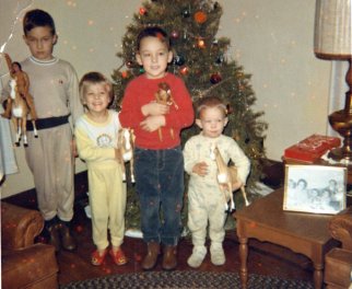 Four Coker Kids.Christmas